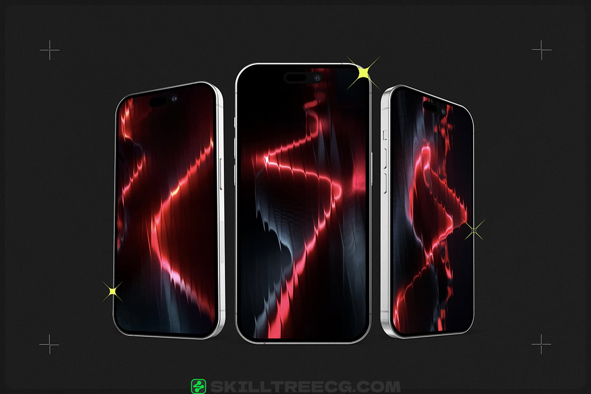 图片[6]-Neon Red Abstract Gradients（964001）-技能树